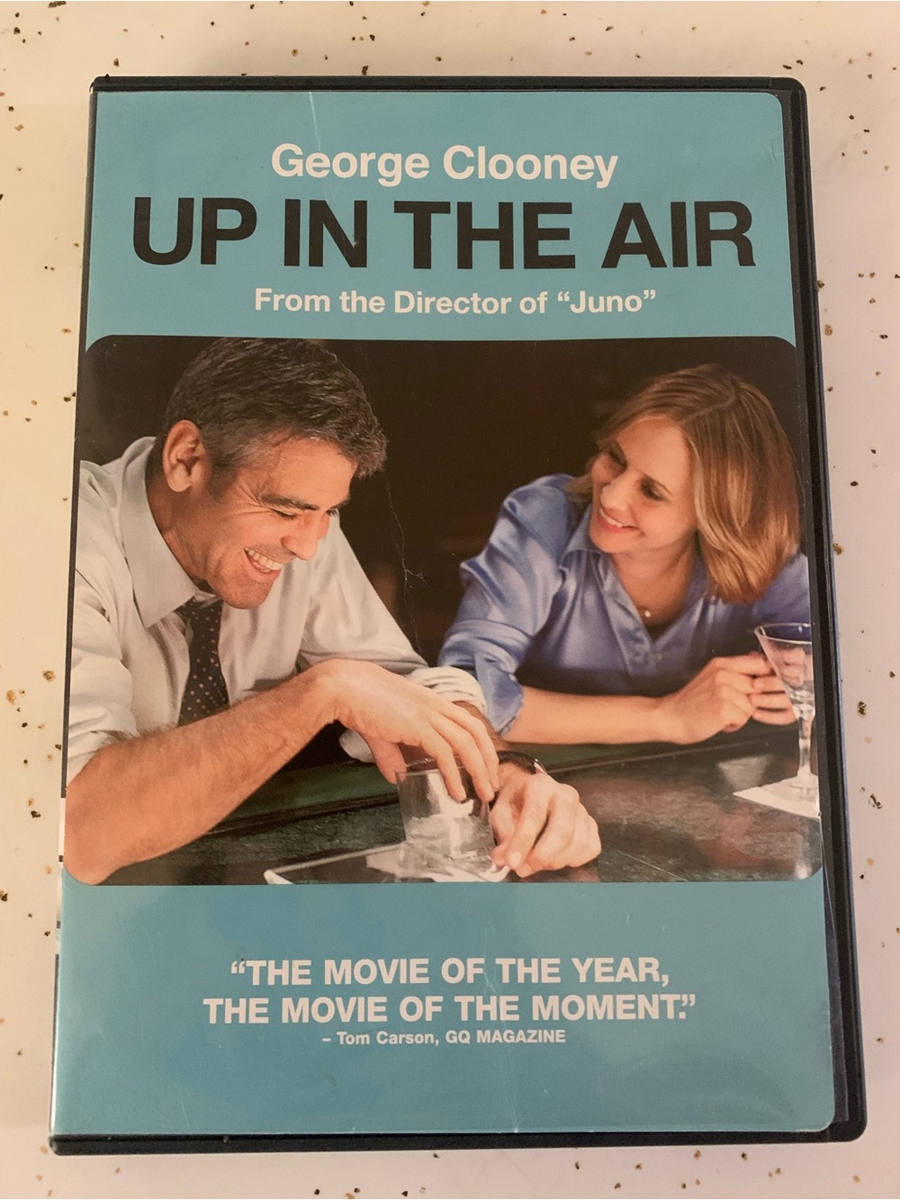 Up In The Air (George Clooney) DVD - Light Blue Cover